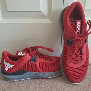 UFC Red and Gray Men's Sneakers